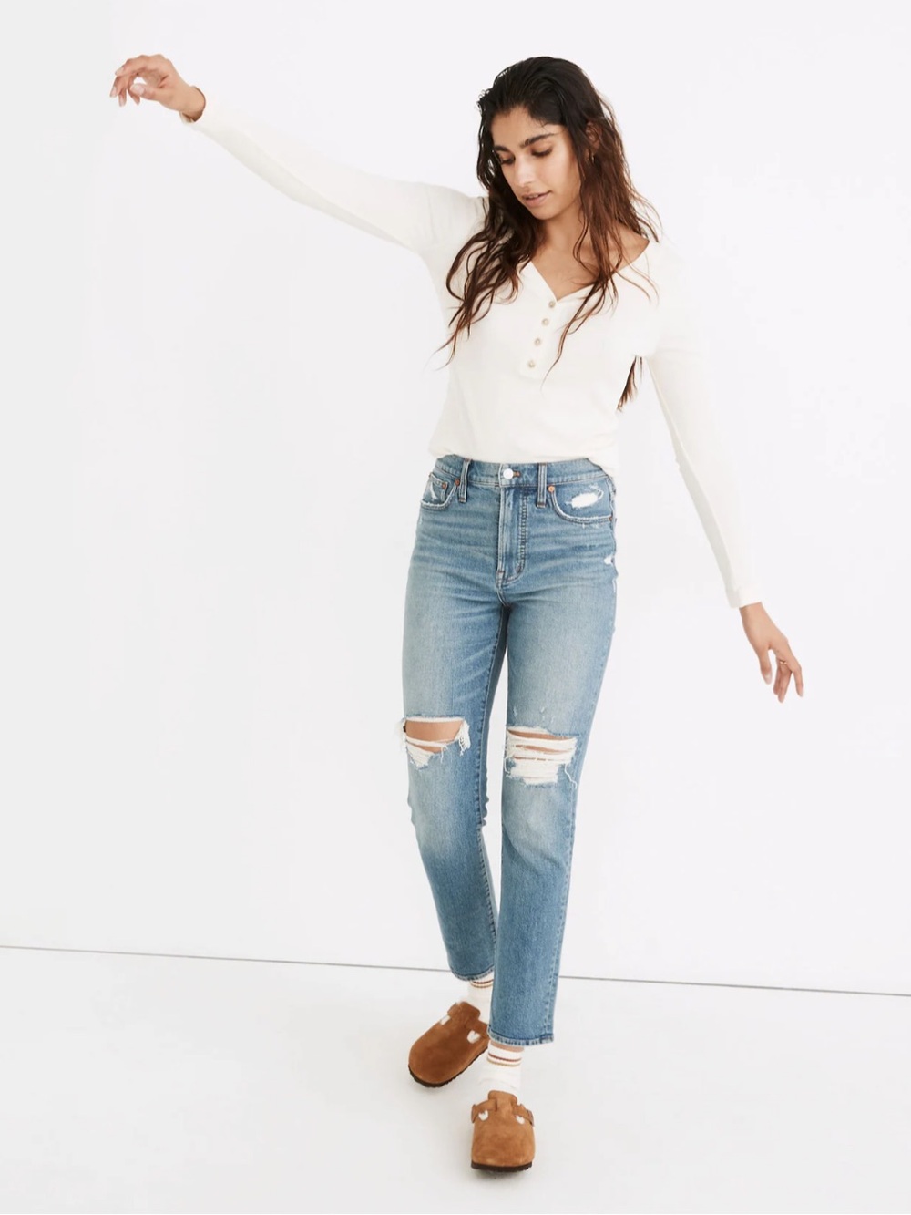 New! Madewell The Perfect Vintage Jean in Denman Wash NC328 Women's Size 26